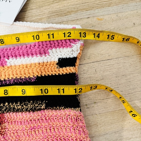 A. L.C. 100% cotton Nova Crochet Midi-Dress - Sedona Blossom NEW - Picture 11 of 13